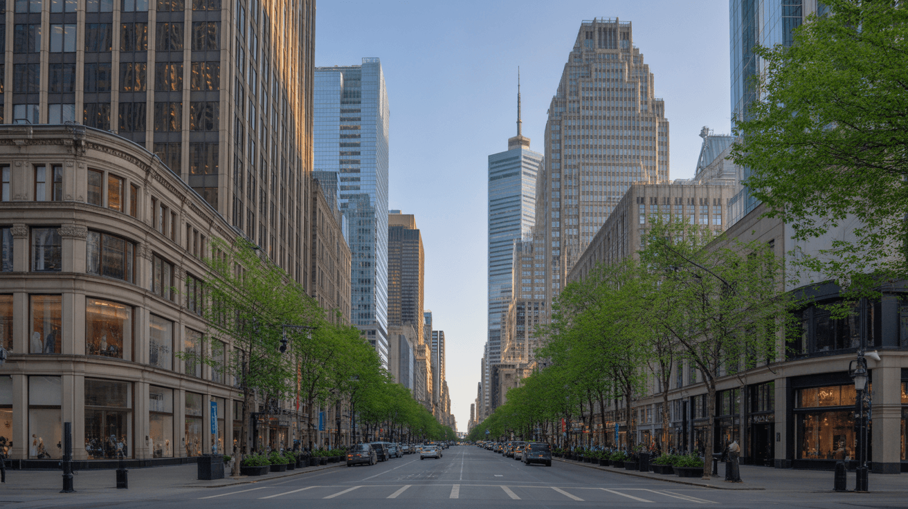 Bay-Cloverhill neighborhood in Toronto