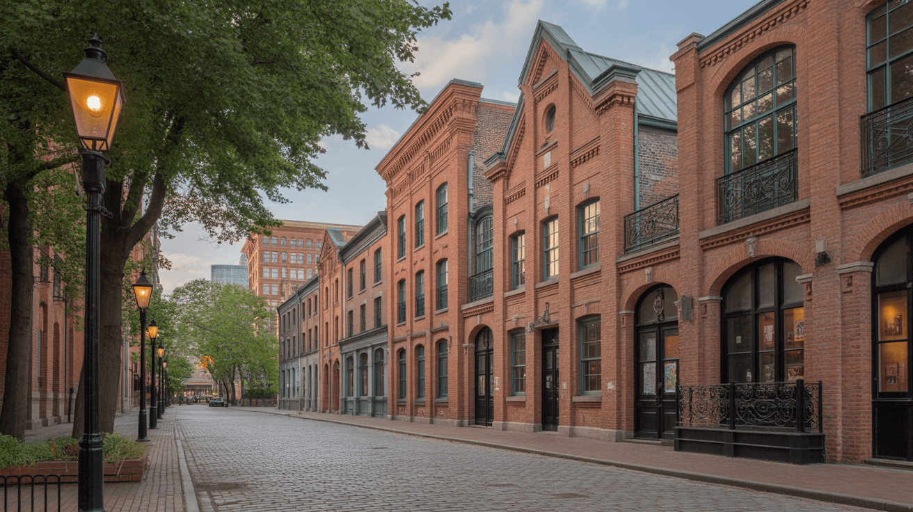 Distillery District neighborhood in Toronto