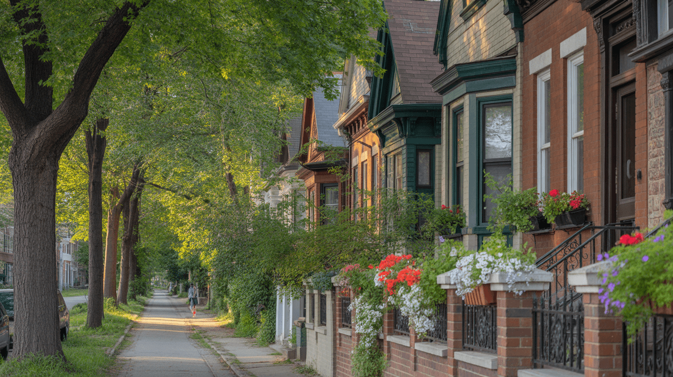 East End-Danforth neighborhood in Toronto