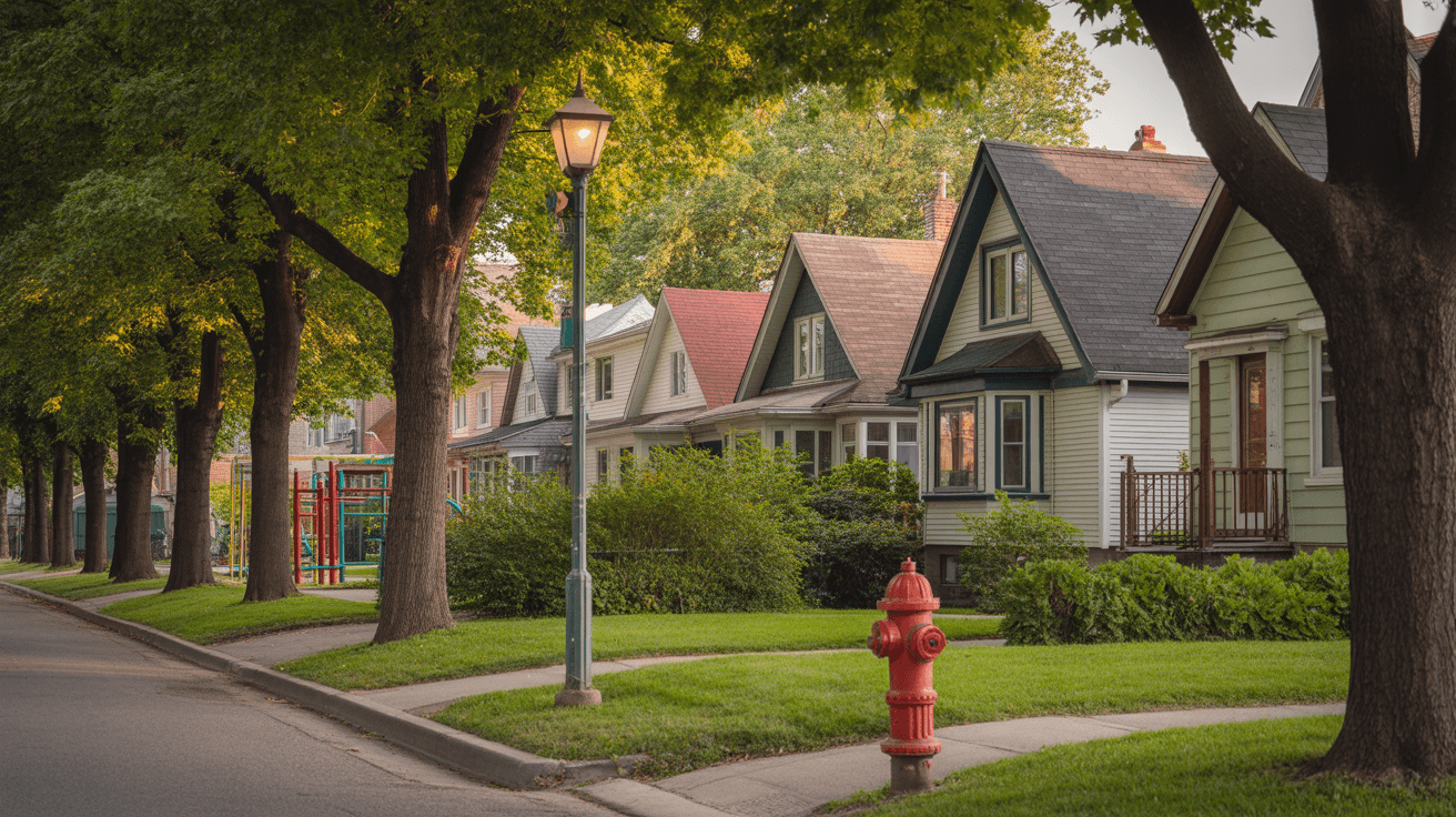 Ionview neighborhood in Toronto