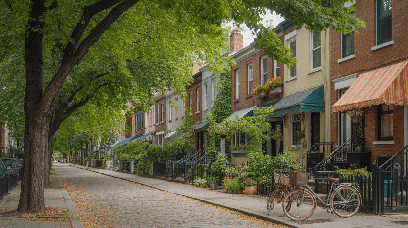 Leslieville neighborhood in Toronto