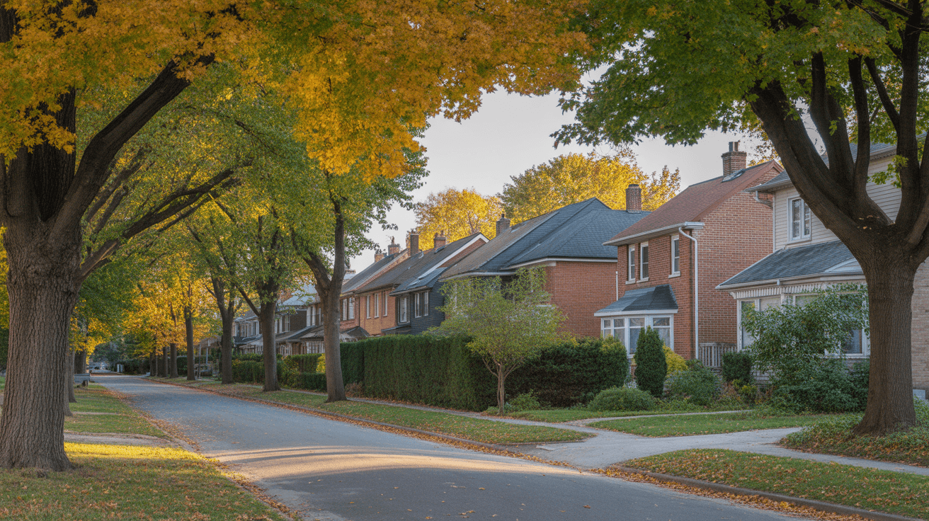 Oakridge neighborhood in Toronto