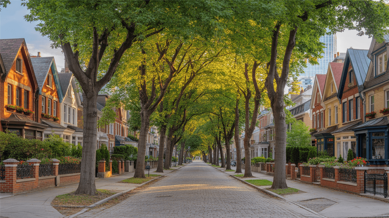 Playter Estates-Danforth neighborhood in Toronto