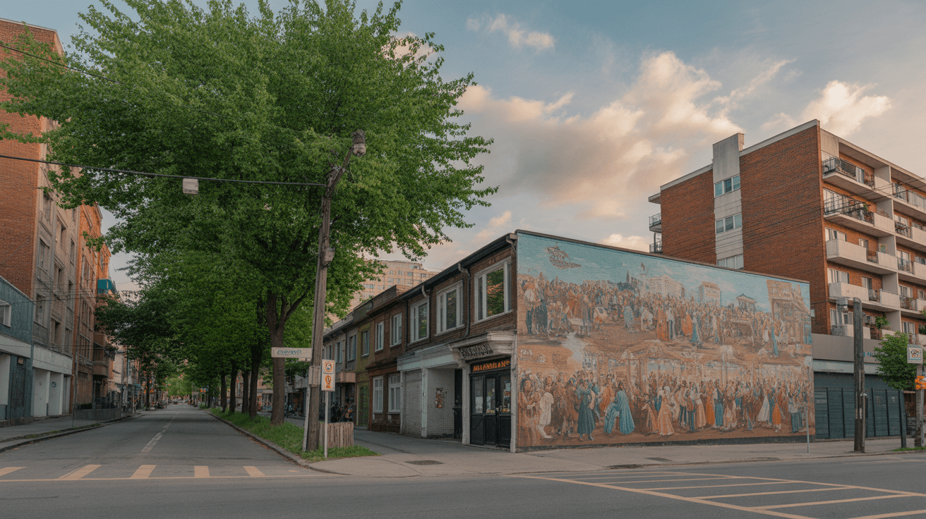 Rexdale-Kipling neighborhood in Toronto