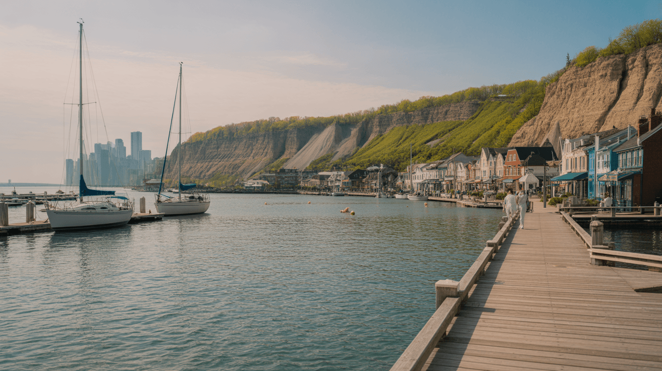 Scarborough Village neighborhood in Toronto