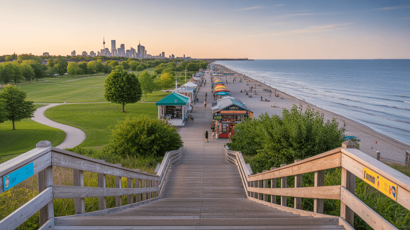 The Beaches neighborhood in Toronto