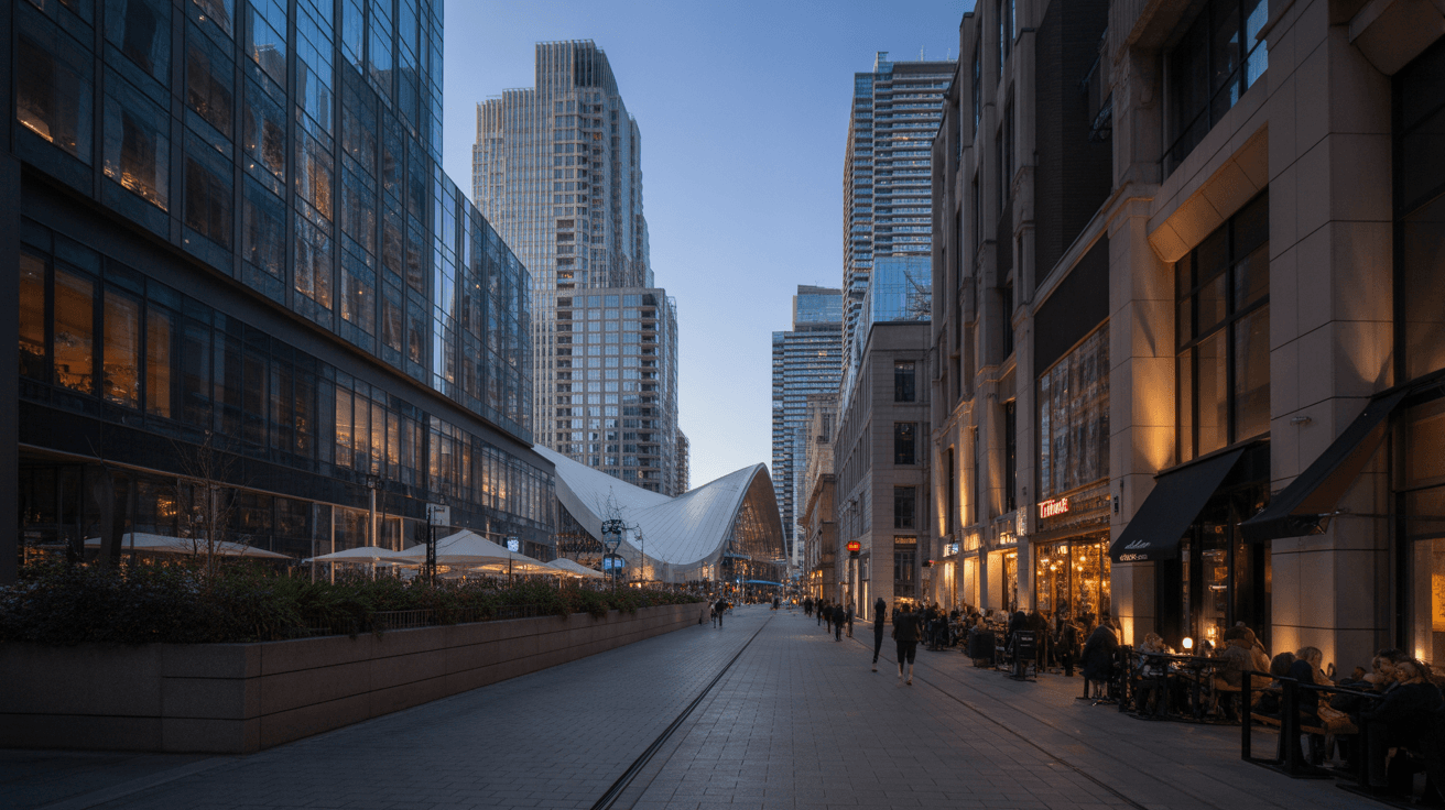 Wellington Place neighborhood in Toronto