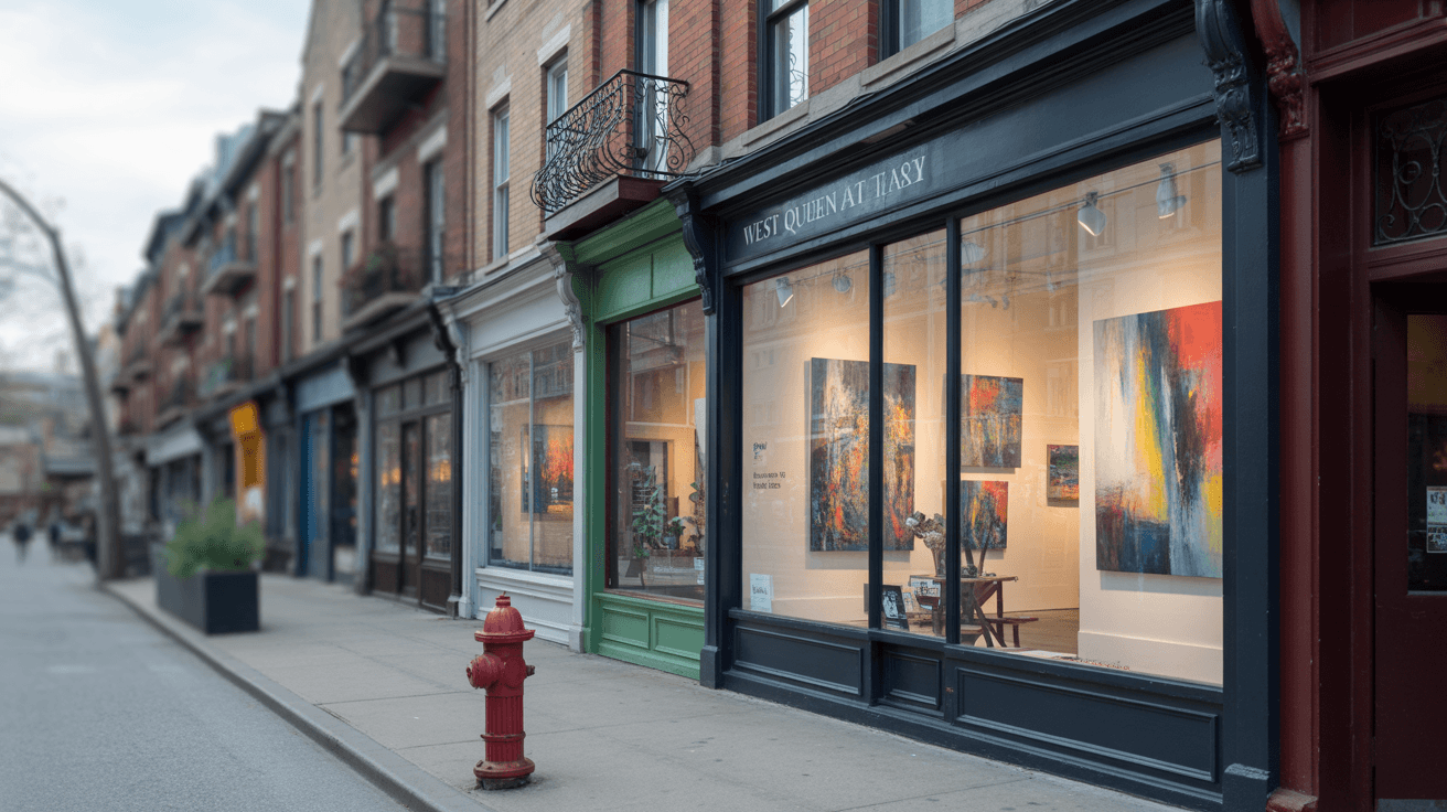 West Queen West neighborhood in Toronto