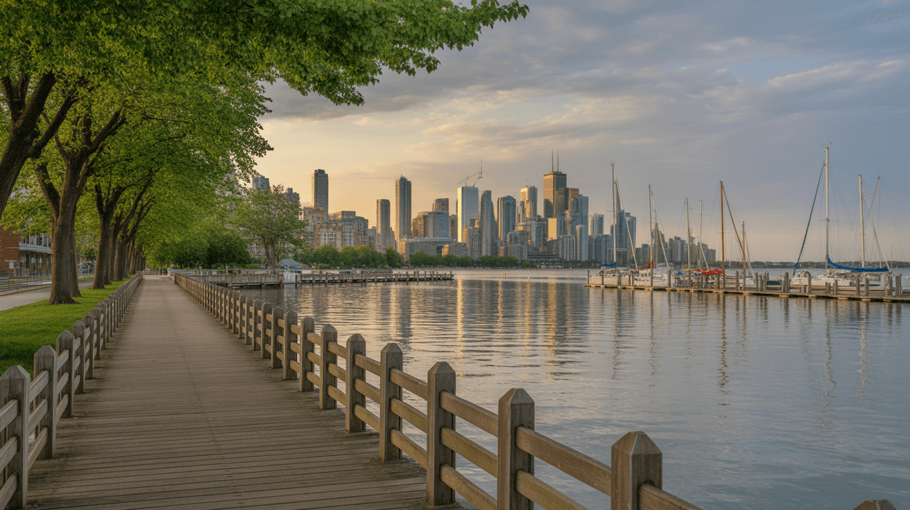 Woodbine Corridor neighborhood in Toronto